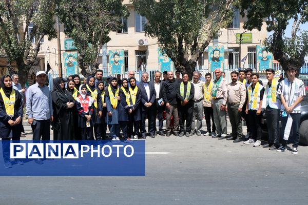 بازدید مشاور وزیر از موکب‌های سازمان دانش‌آموزی آذربایجان غربی