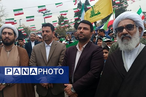  راهپیمایی ۱۳آبان در شهرستان ورامین