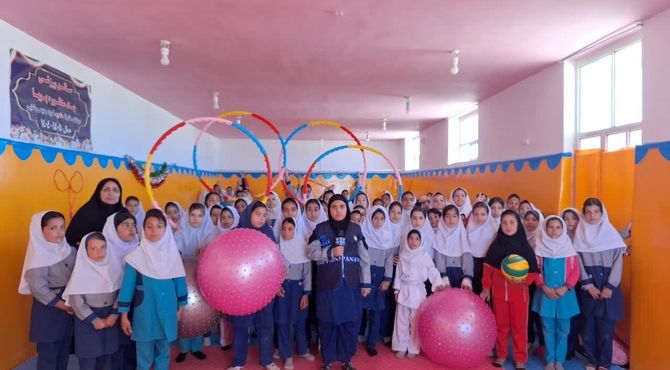 افتتاح اتاق درس تربیت بدنی مدرسه شهید فرود ایزدخواست