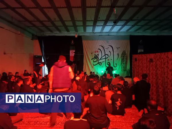 مراسم عزاداری دهه فاطمیه در مسجد مهرولایت با میهمانی شهید گمنام