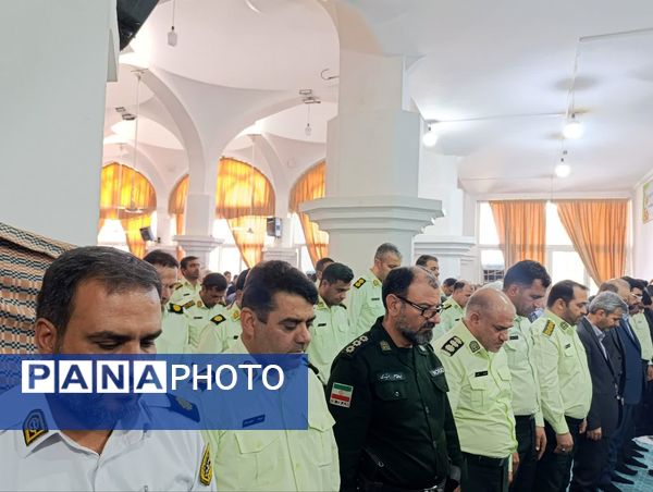 برگزاری نماز عبادی سیاسی جمعه همزمان با شروع هفته انتظامی در شهرستان خلیل اباد 