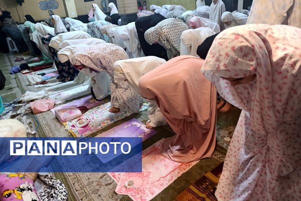 مراسم اختتامیه اعتکاف دانش آموزی در ناحیه دو شهرری 