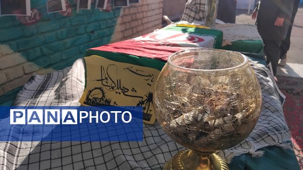 میهمان آسمانی در آغوش مدرسه ما