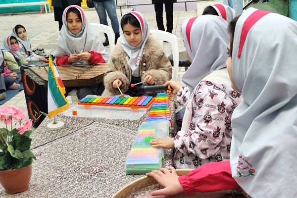 طنین انداز شدن نوای هنر در مدرسه سارا شهرستان ملارد 