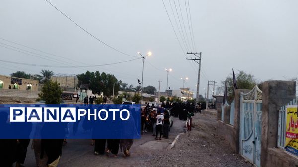 جاماندگان اربعین در مسیر شاه قطب‌الدین حیدر شهرستان رودان