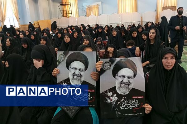مراسم بزرگداشت شهادت آیت‌الله رئیسی و همراهانش در شهرستان رباط‌کریم 