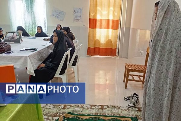 مسابقات قرآن، عترت و نماز مرحله استانی دختران در روستای نظر آقا منطقه سعدآباد 