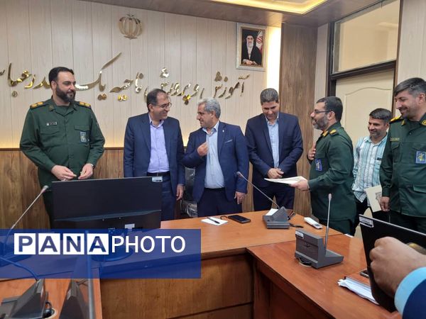 تودیع و معارفه مسئول بسیج دانش‌‌آموزی برادران ناحیه یک بندرعباس