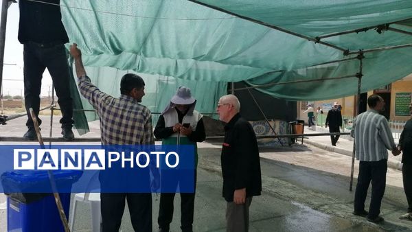 برپایی موکب عاشورایی اربعین حسینی در شیروان