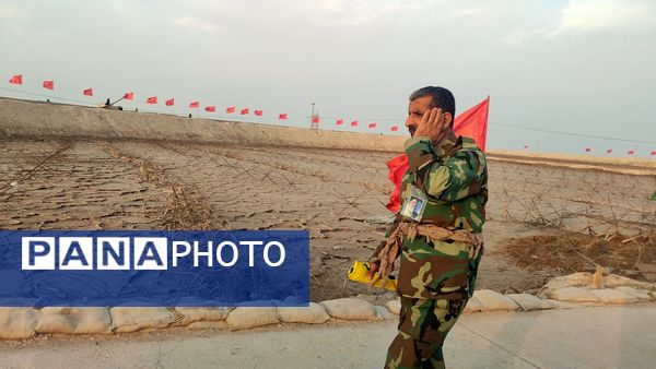 کاروان‌ دانش‌آموزی دختران در راهیان نور یادمان شهدای شلمچه