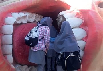 بازدید از پارک علمی تفریحی پروفسور بازیما مشهد