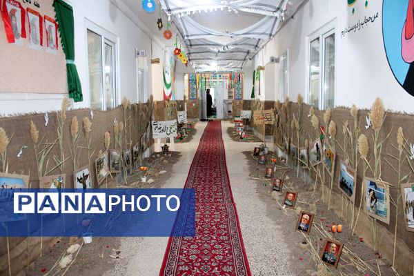 نواختن زنگ ایثار، شهادت و نماز در آموزشگاه ولایت شهرستان فریمان