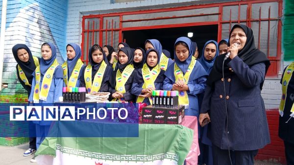 بازگشایی دبیرستان میثاق منطقه تبادکان