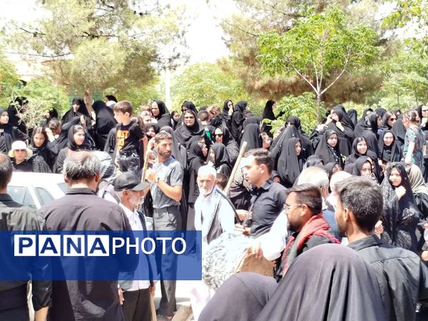 تلاش پرشور نوکران و پیرغلامان اباعبدالله الحسین در روستای فدافن