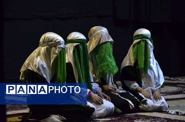 مراسم عزاداری هیئت فرهنگیان در نیشابور 