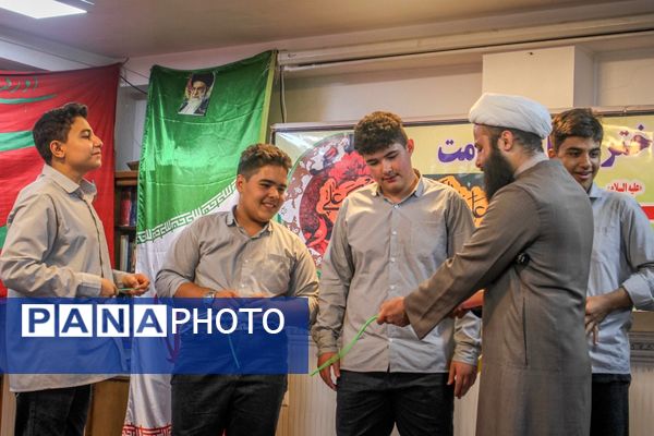 جشن میلاد امام حسن عسکری(ع) در دبیرستان تهرانی باقرشهر 