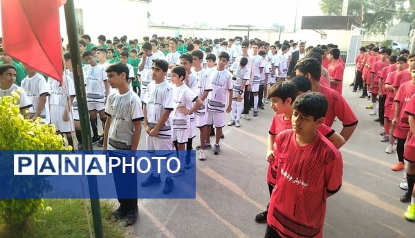 هفته تربیت‌بدنی و ورزش در صف صبحگاهی مدرسه جوادالائمه