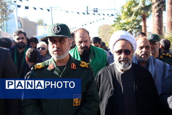 مراسم وداع با ۷ پیکر شهید گمنام هشت سال دفاع مقدس