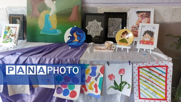 جوشش هنری دختران دبیرستان نجمه