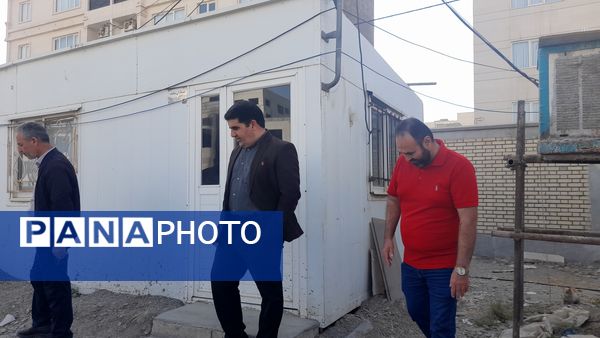 بازدید انجمن اولیا و مربیان دبستان پورشهریاری از پروژه درحال ساخت مدرسه اولیاء ناحیه ۷ مشهد