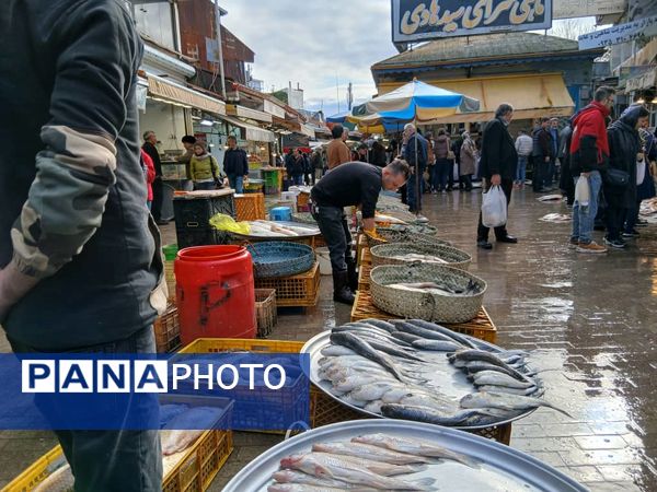 شب یلدا در بازار رشت