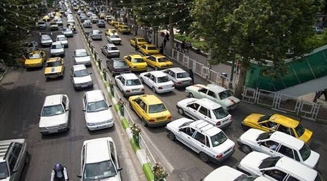 وضعیت تردد در معابر و بزرگراه‌های تهران
