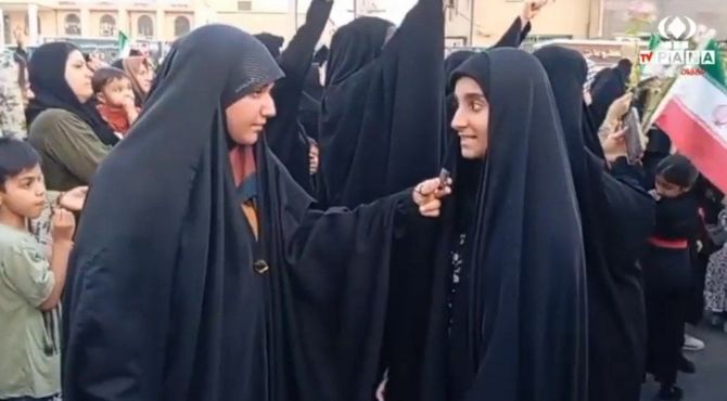 راهپیمایی مردم برازجان در حمایت از نیروهای مسلح و همبستگی و اتحاد ملت در برابر دشمن صهیونیستی