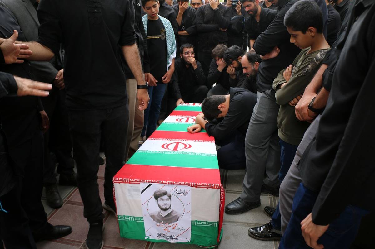 پیکر دانشجوی جهادی «محمدحسین دریس» در قم خاکسپاری شد