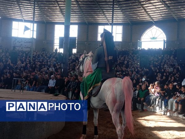 آیین سنتی شبیه خوانی اربعین حسینی در احمدآباد میانجلگه
