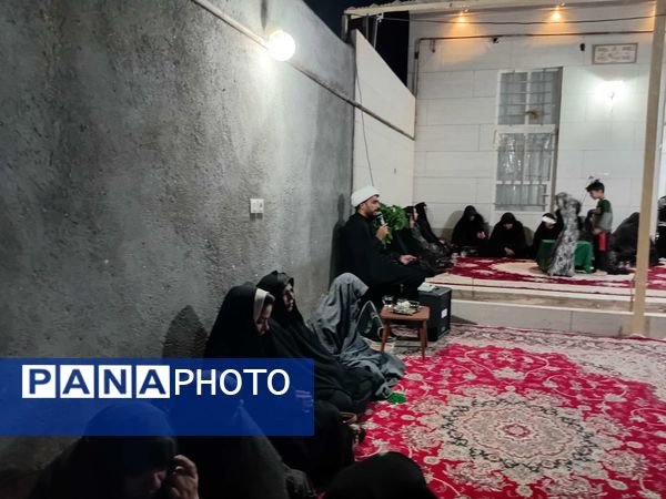 عزاداری بانوان روستای نقاب در ایام محرم
