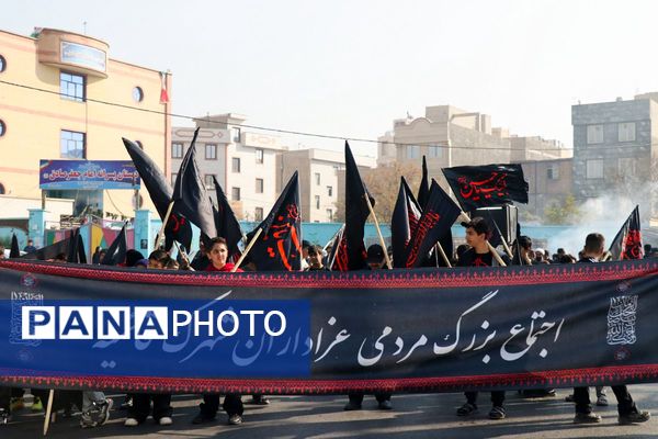 موج عشق و عزاداری در کوچه‌های اسلامشهر