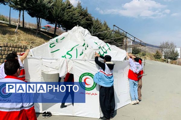 استقرار جایگاه پست شبانه‌روزی طرح ملی فاخر در ورودی شهرستان بانه