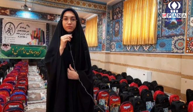 گزارش خبرنگار پانا از فعالیت گروه جهادی امام حسنی‌ها در دبیرستان شهیده قضایی قم