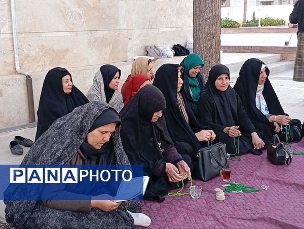 برگزاری ختم صلوات در پارک بانوان قائم شهرستان کاشمر