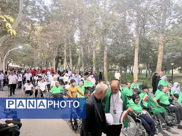 همایش بزرگ ویلچر رانی در جشنواره خانواده ورزش مشهد