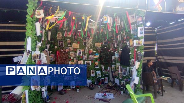 از تصاویر شهدا تا سفره‌های مهربانی در مسیر اربعین