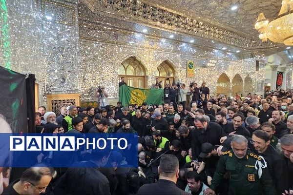 بدرقه یاران انقلاب در حرم حضرت عبدالعظیم (ع) شهرری