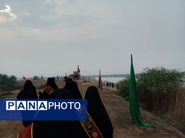 بازدید خادم الشهدا از منطقه عملیاتی کربلای 4