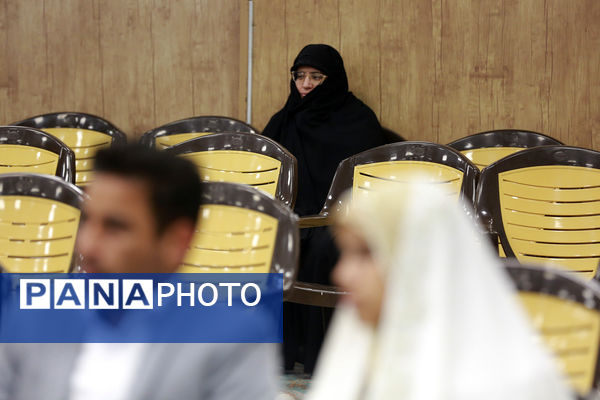 مراسم جشن ازدواج به‌مناسبت نیمه شعبان در مسجد جمکران