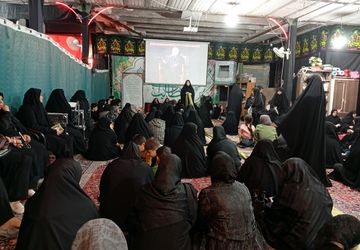 عزاداری ایام فاطمیه با عطر حضضور شهید گمنام در نیشابور