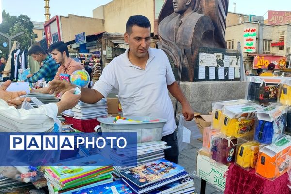 بازار داغ لوازم‌التحریر سنندج در آستانه آغاز سال تحصیلی