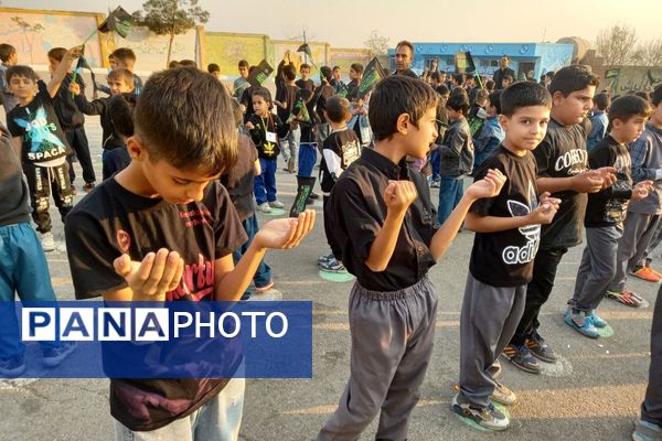مراسم سوگواری حضرت فاطمه در دبستان هدایت ۲