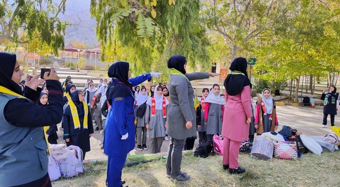 هشتمین روز از سلسله اردوهای پیشتازان ناحیه سه شیراز