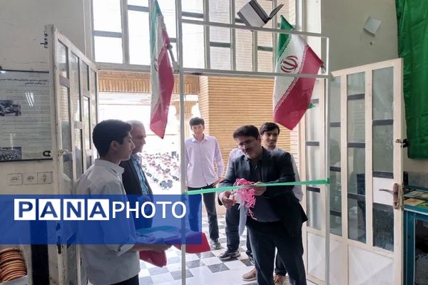 افتتاح یادمان شهدای مدرسه شهید پیروز بهبهان در دبیرستان شاهد باقرالعلوم(ع)