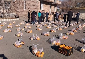 سفره های مهربانی یلدا در بهزیستی اهر 