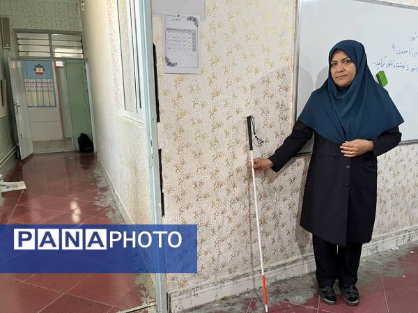 گرامیداشت روز جهانی نابینایان در آموزشگاه شهید محمد منتظر قائم خاتم