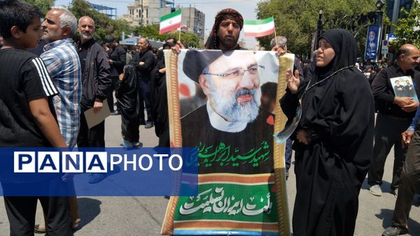 وداع مردم مشهد مقدس با رفیق حاج قاسم و رهرو شهید رجایی