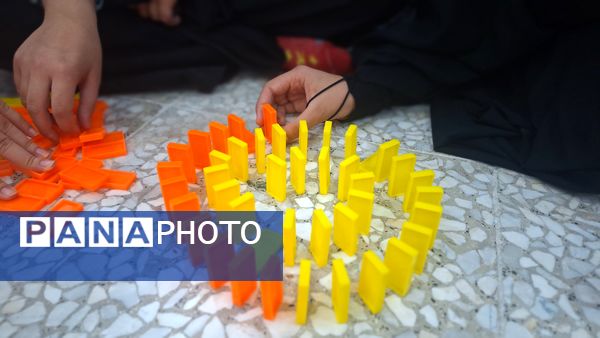 برگزاری مسابقه چالشی دومینو دانش‌آموزان دختر شهرستان لنده