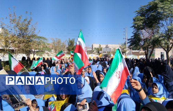 راهپیمایی ۱۳ آبان ماه در شهرستان خلیل‌آباد 