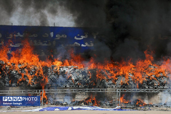 امحای ۲۰ تن مواد مخدر